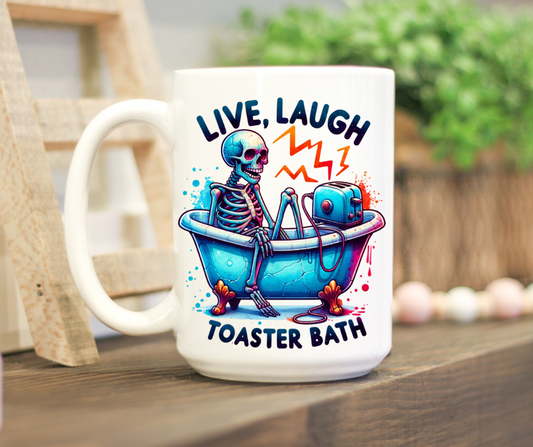 Live Laugh Toaster Bath